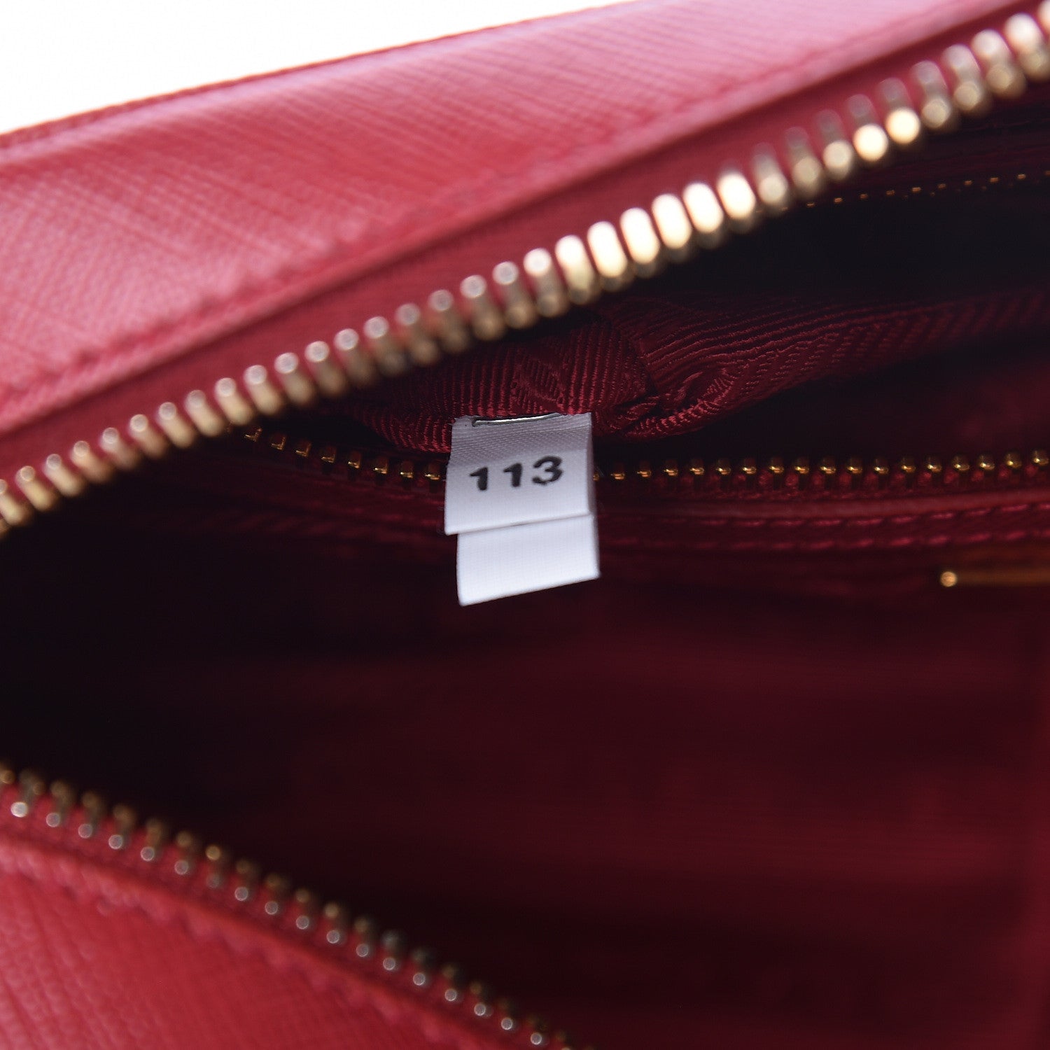 Prada Saffiano Lux Double Zip Crossbody Bag Fuoco 6 of 12