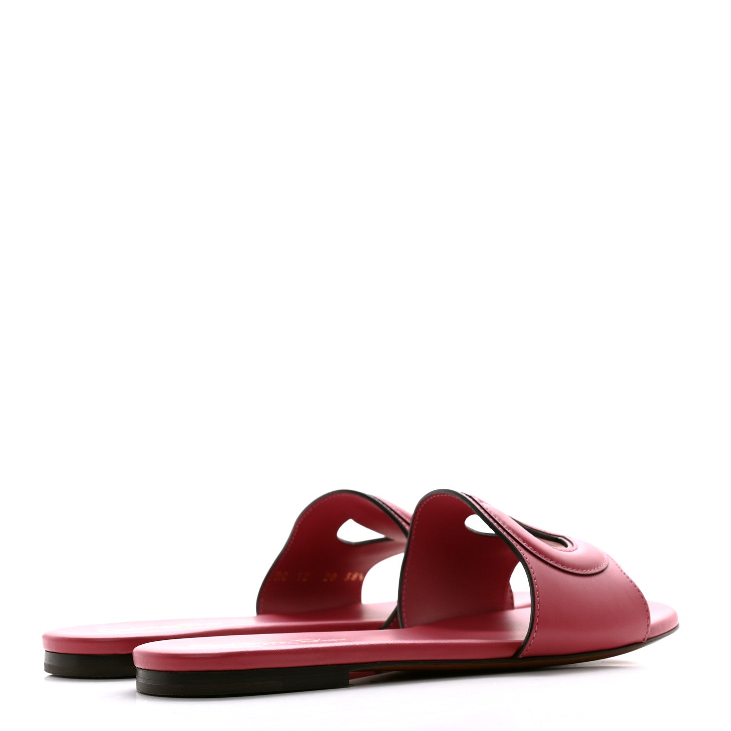 Christian Dior Calfskin D-Club Mule Sandal 38.5 Strawberry 4 of 10