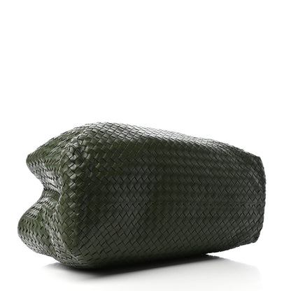 Bottega Veneta Nappa Intrecciato Large Classic Chain Strap Tote Green 4 of 9