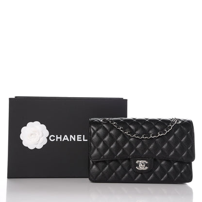 Chanel Caviar Quilted Medium Double Flap Black 9 of 9