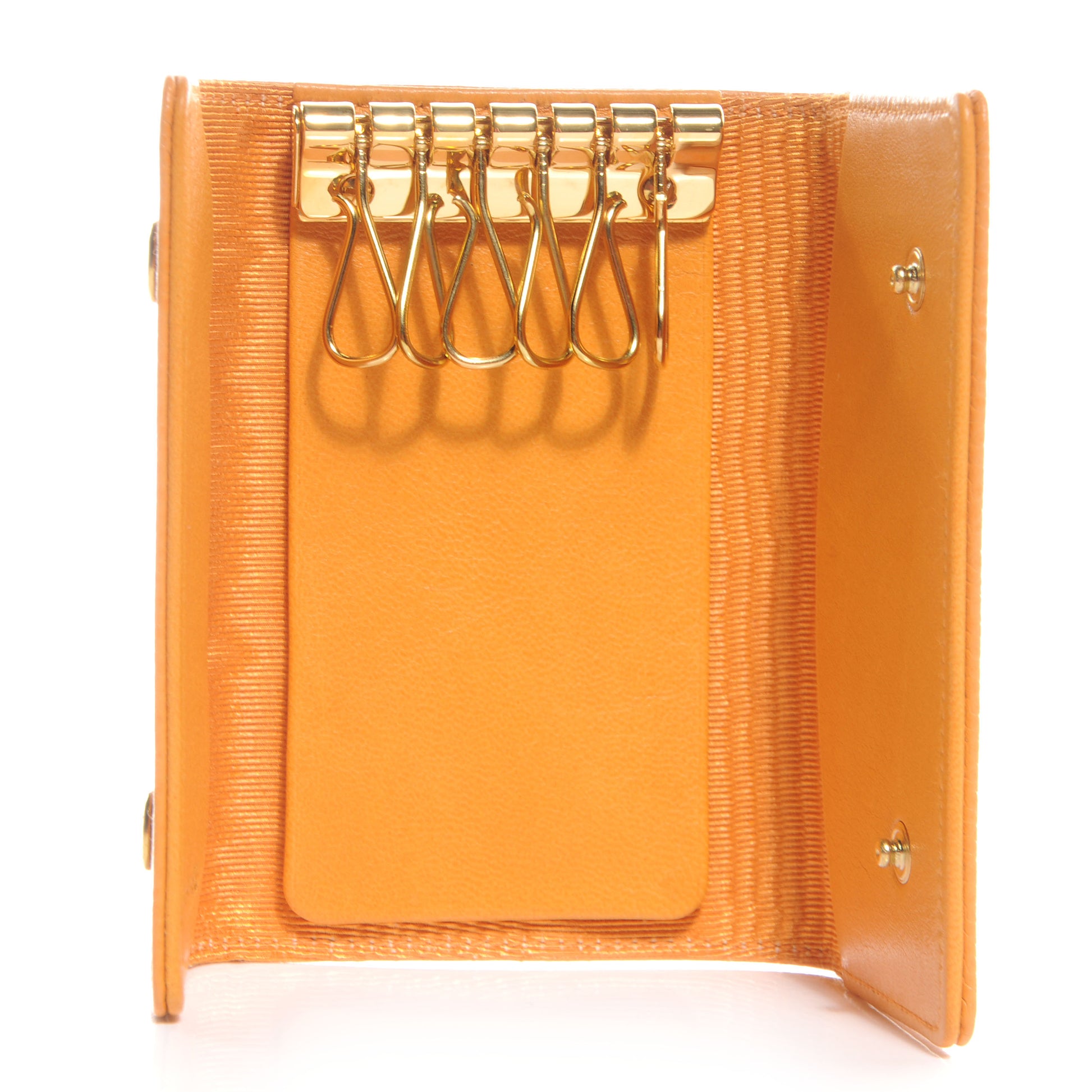 Chanel Caviar 6 Key Holder Case Orange 5 of 7