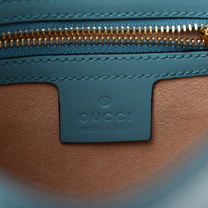 Gucci Boarded Dyana Lux Calfskin Small Jackie 1961 Hobo Dusty Azure 6 of 10