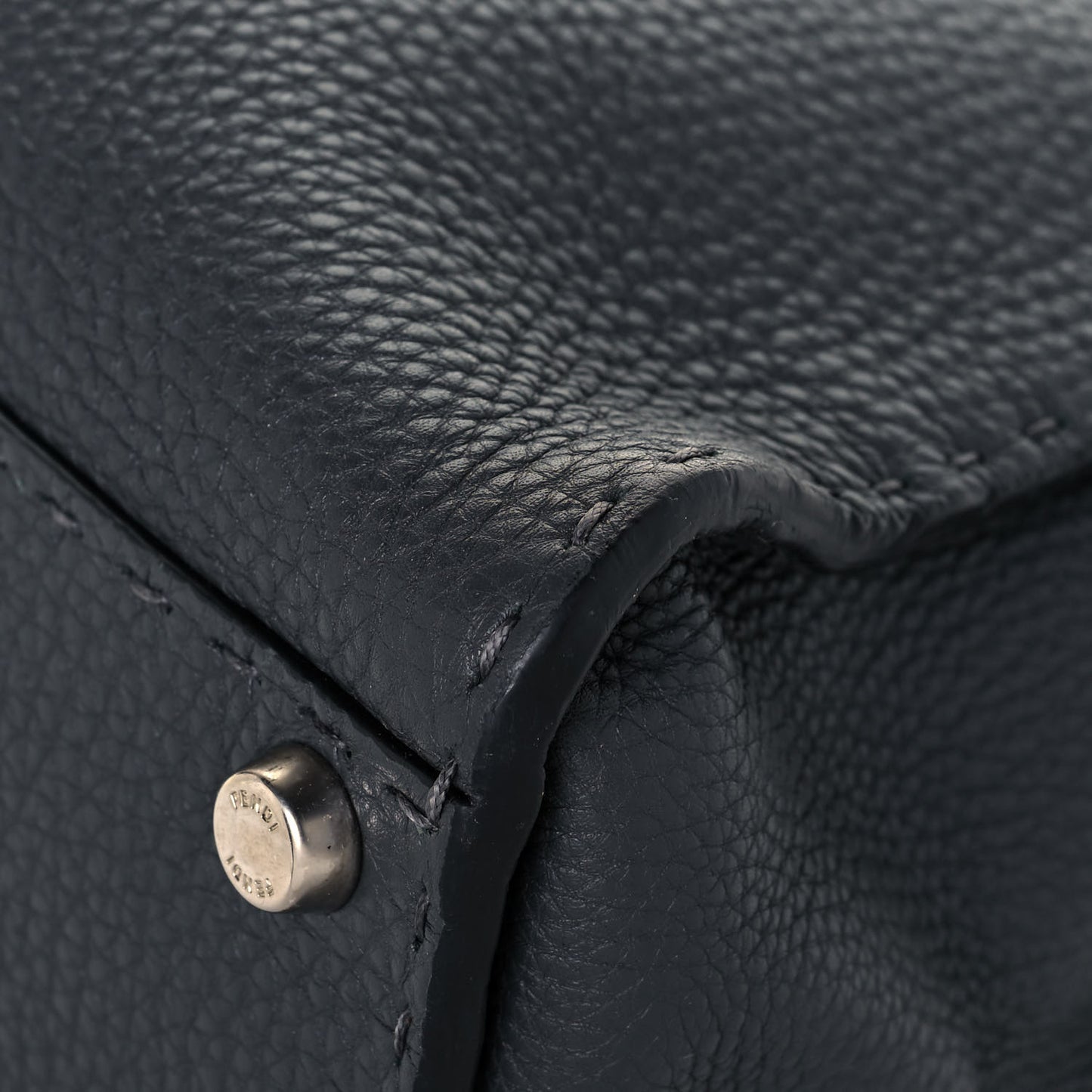 Cuoio Romano Selleria Bi-Color Medium Peekaboo Iconic Satchel Asfalto Latte