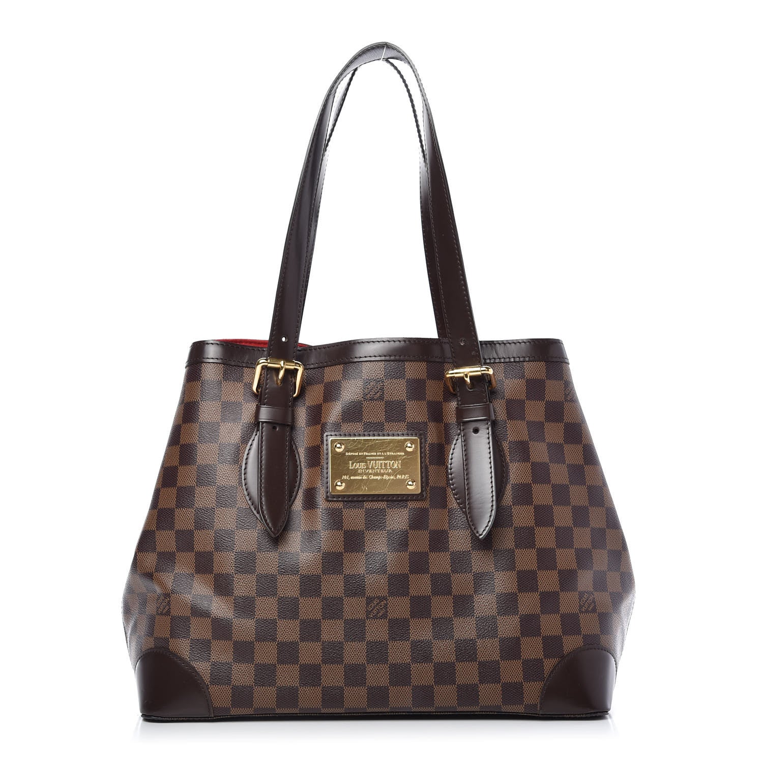 Louis Vuitton Damier Ebene Hampstead MM 1 of 8