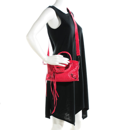 Balenciaga Agneau Classic Hardware Mini City Rose Thulian 2 of 8