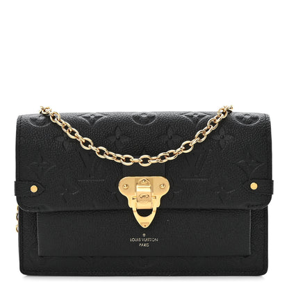 Louis Vuitton Empreinte Vavin Chain Wallet Black 1 of 9