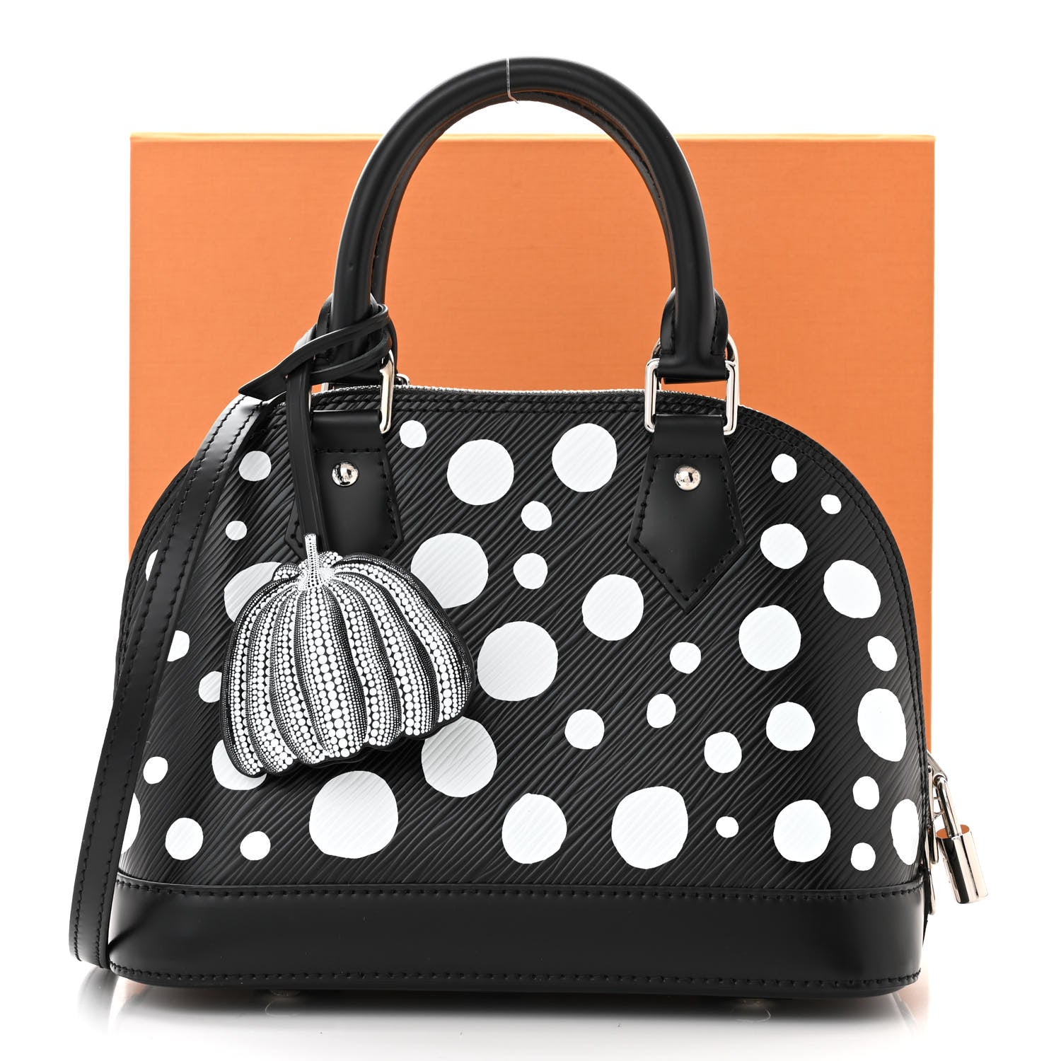 Louis Vuitton X YK Epi Alma BB Black White 11 of 11