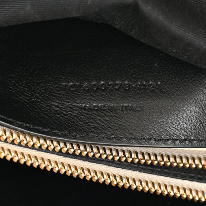 Saint Laurent Sheepskin Matelasse Chevron Monogram Large College Satchel Cream Soft 6 of 18