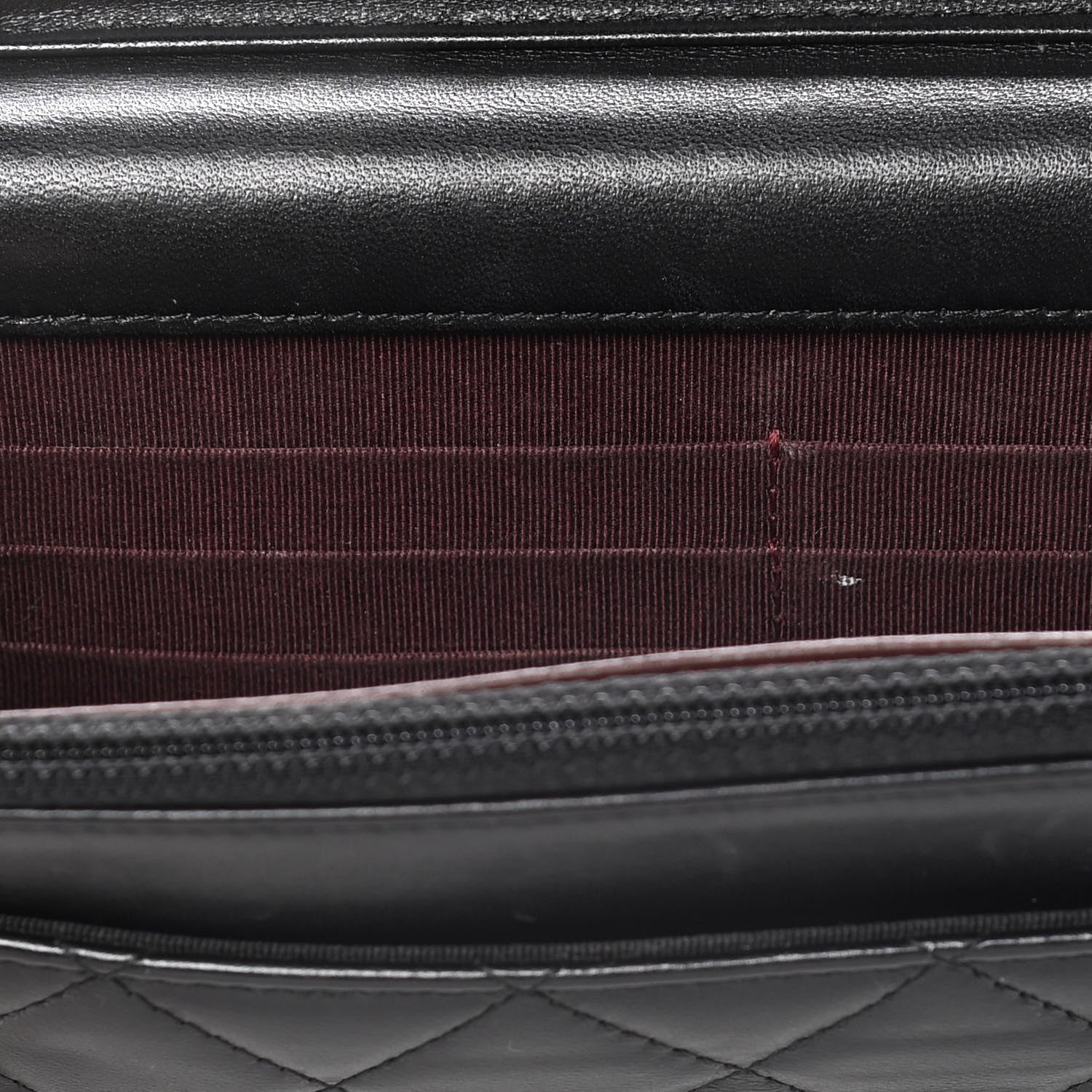 Chanel Lambskin Quilted Wallet On Chain WOC Black 13 of 20