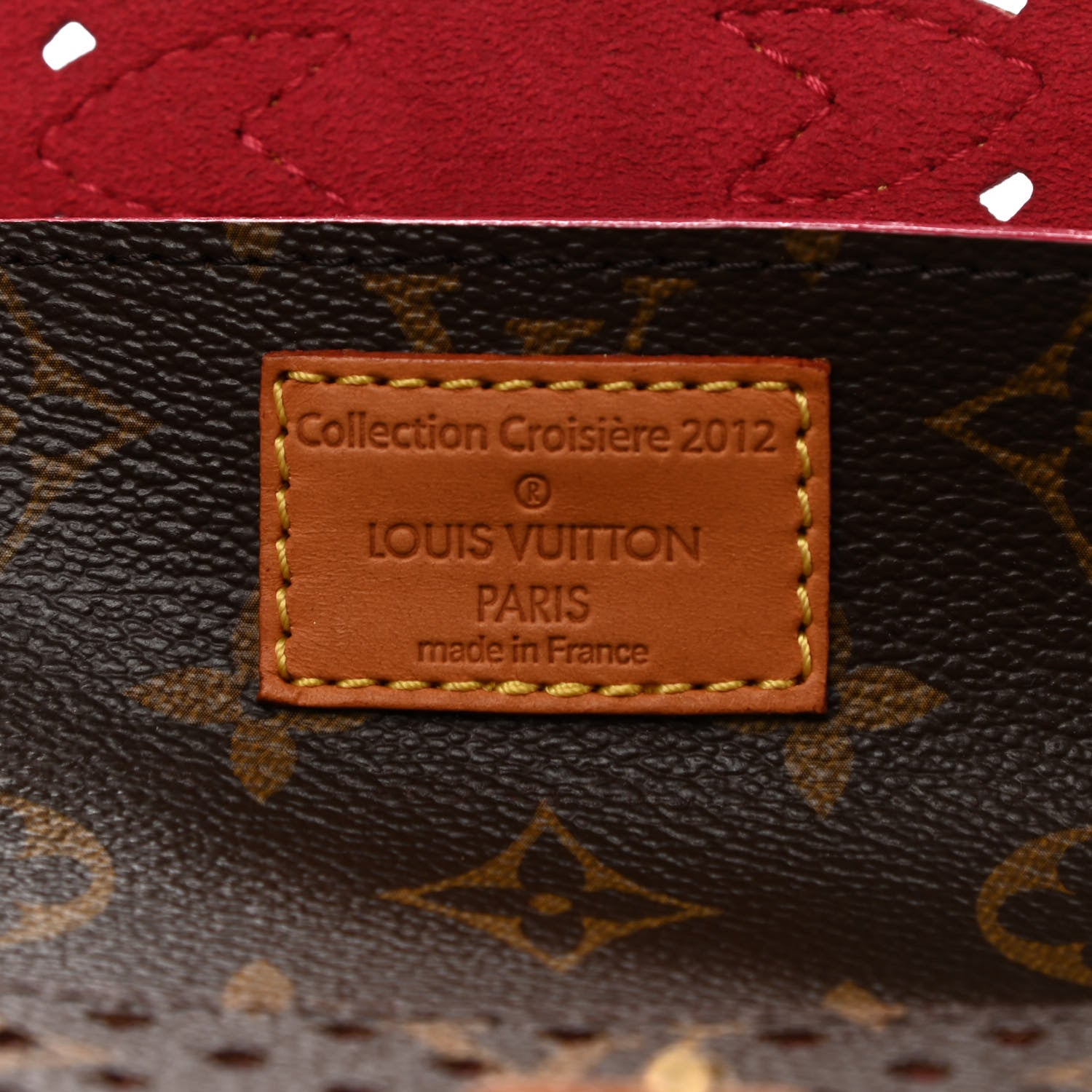 Louis Vuitton Monogram SC Flore Clutch Saumur Corail 9 of 10