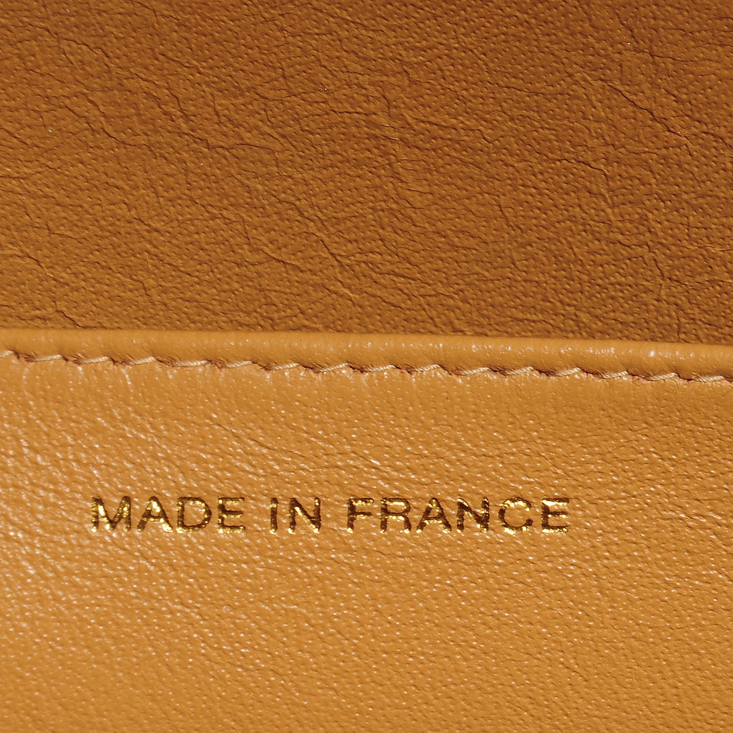 Calfskin Frame Handbag Beige