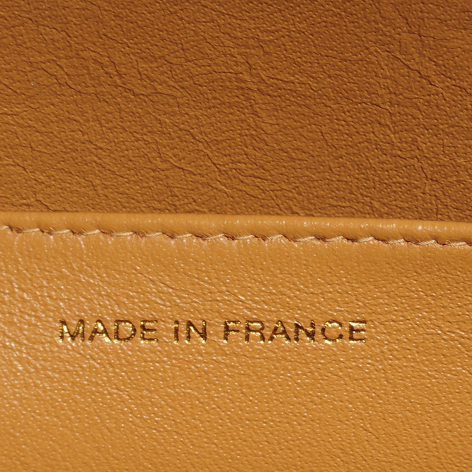Chanel Calfskin Frame Handbag Beige 7 of 9
