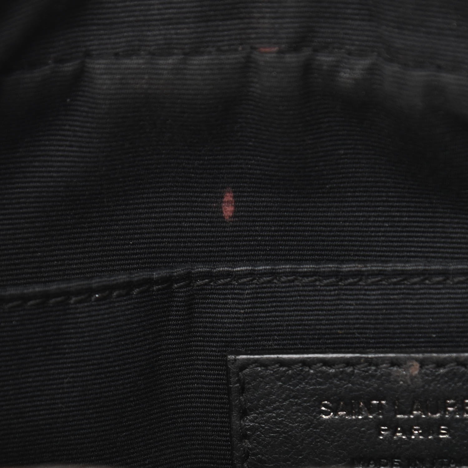 Saint Laurent Calfskin Matelasse Monogram Lou Camera Bag Sea Pebble 11 of 13