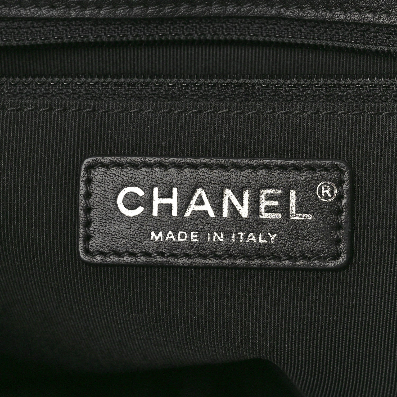 Chanel Calfskin Quilted Medium Frame in Chain Flap Black 7 of 10