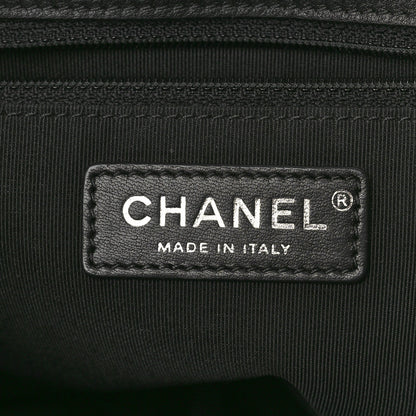 Chanel Calfskin Quilted Medium Frame in Chain Flap Black 7 of 10