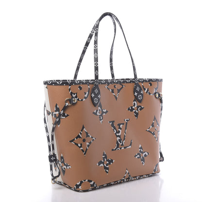 Louis Vuitton Monogram Giant Jungle Neverfull MM Ivory 3 of 11