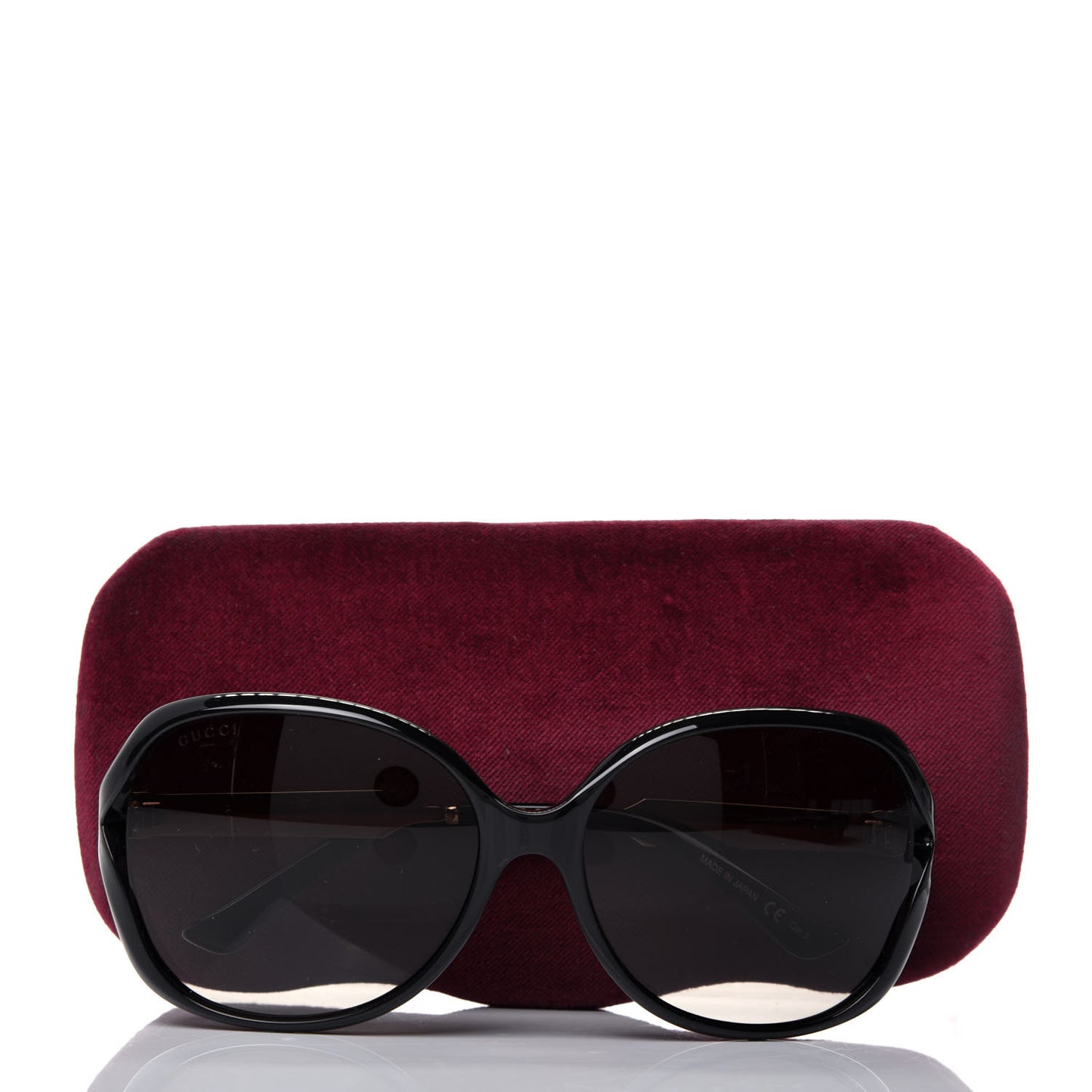 Acetate Oversized Butterfly Sunglasses GG 0076S Black