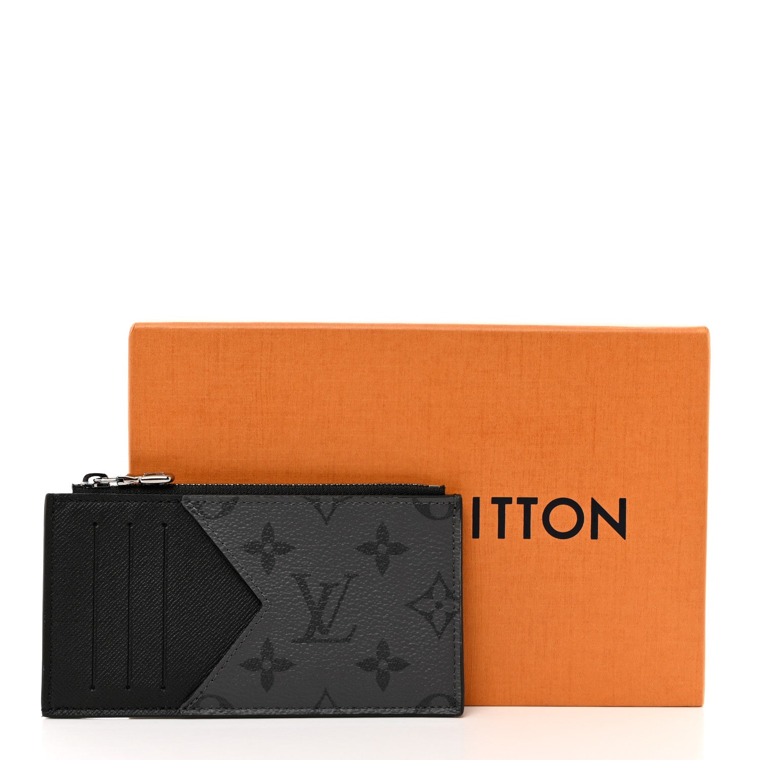 Louis Vuitton Reverse Monogram Eclipse Taiga Coin Card Holder 7 of 7