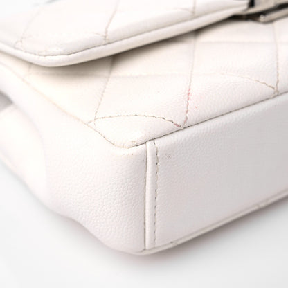 Chanel Caviar Quilted My Everything Small Flap White Black 8 of 15