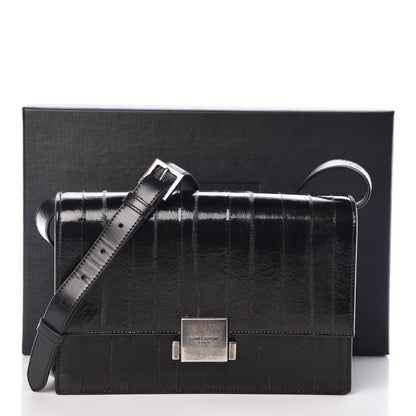 Saint Laurent Shiny Soft Calfskin Anguille Medium Bellechasse Black 10 of 10