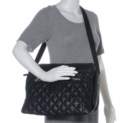 Chanel Nylon Coco Cocoon Messenger Bag Black 2 of 7