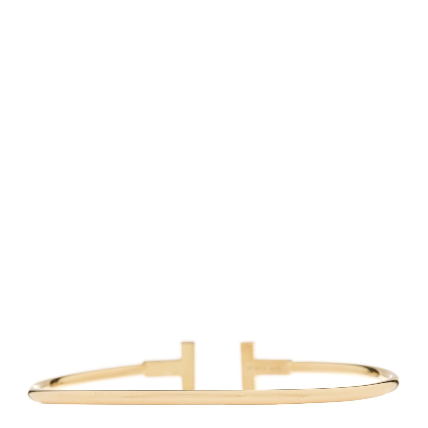 18K Yellow Gold T Wire Bracelet