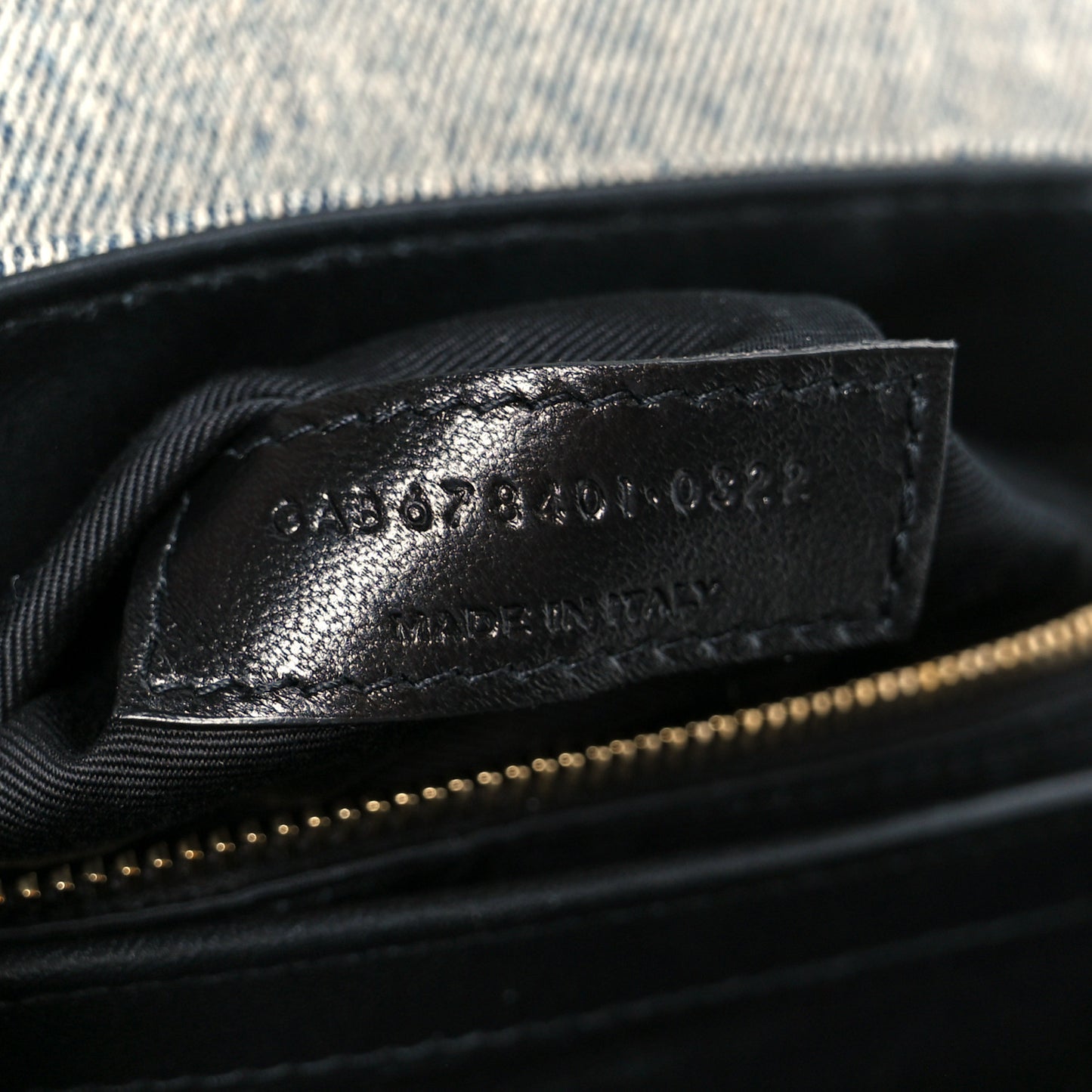 Denim Y Quilted Monogram Toy Loulou Crossbody Bag Grey