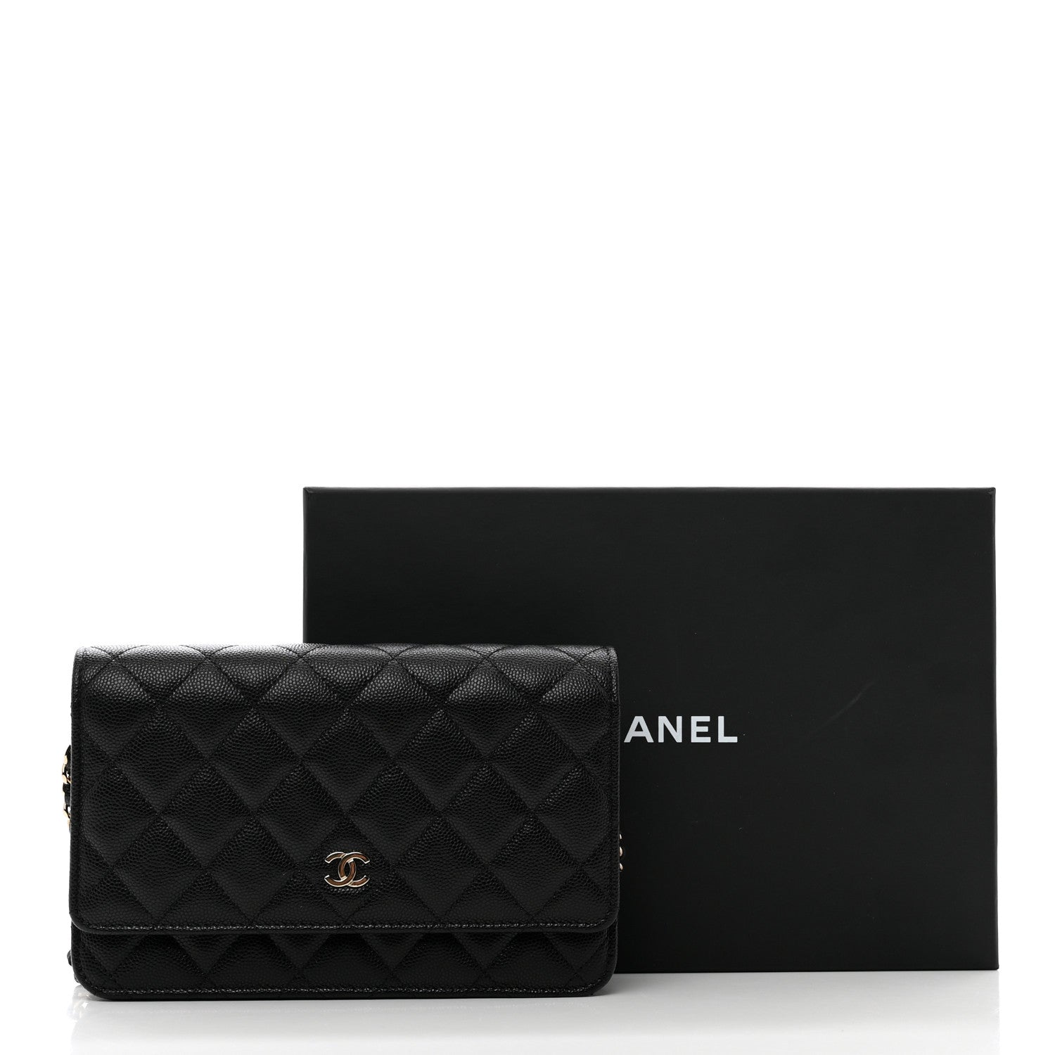 Chanel Caviar Quilted Wallet on Chain WOC Black 13 of 13