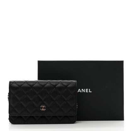 Chanel Caviar Quilted Wallet on Chain WOC Black 13 of 13