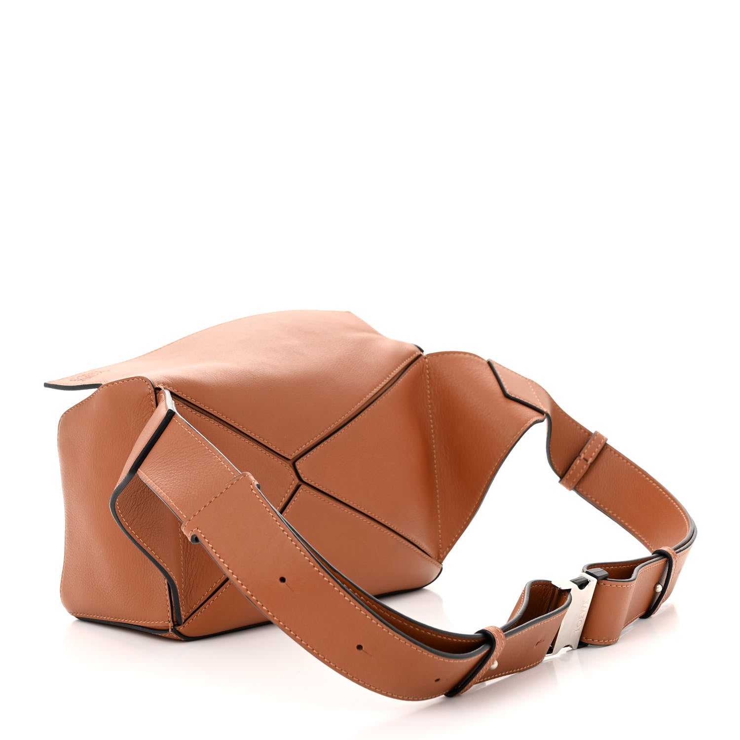 Loewe Calfskin Small Puzzle Bumbag Tan 3 of 10