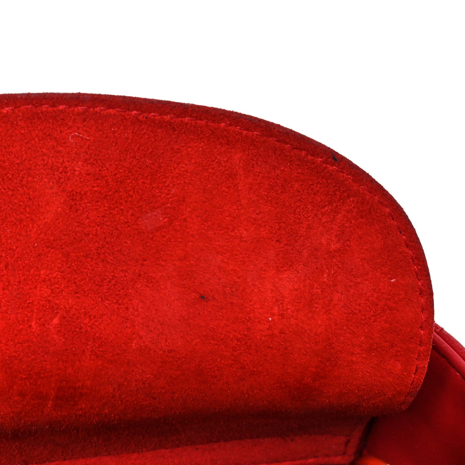 Christian Dior Calfskin Cannage Dioramour Mini Lady Dior Bag Bright Red 11 of 12
