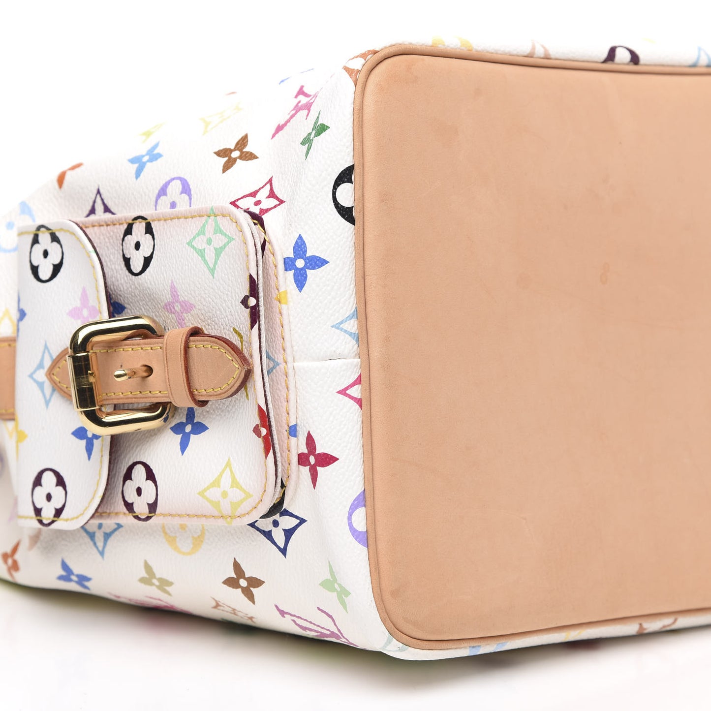 Monogram Multicolor Petit Noe White
