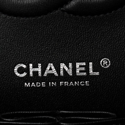 Chanel Lambskin Quilted Medium Double Flap So Black 6 of 11