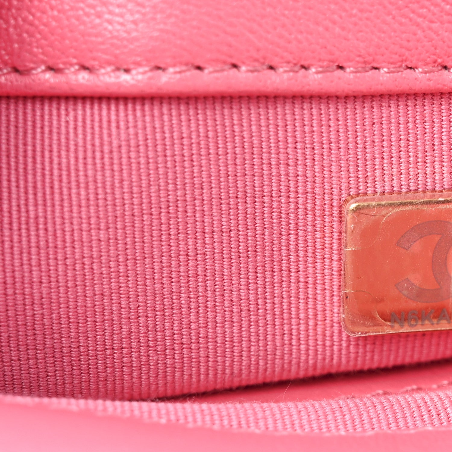 Chanel Lambskin Plexiglass Quilted Coco Love Mini Flap Pink Pink 7 of 11