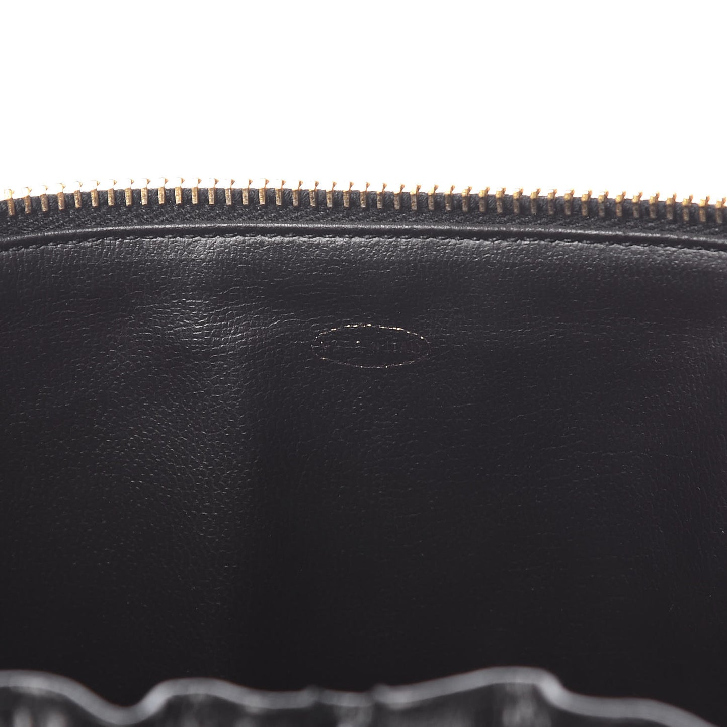 Lambskin Vanity Cosmetic Case Black
