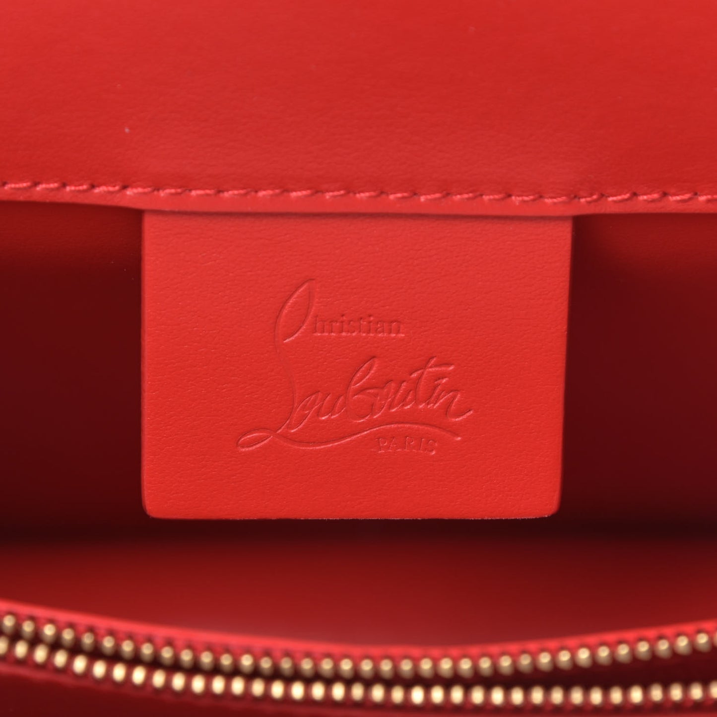 Calfskin LargeElisa Shoulder Bag Loubi