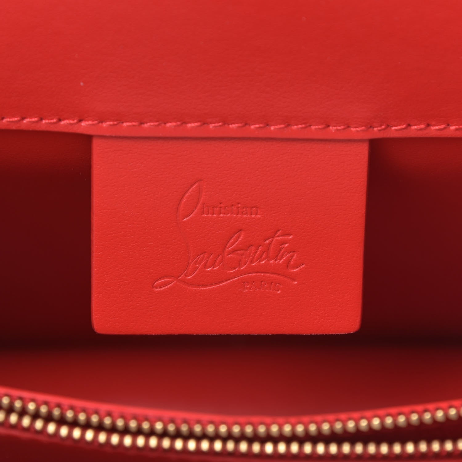 Christian Louboutin Calfskin LargeElisa Shoulder Bag Loubi 6 of 11