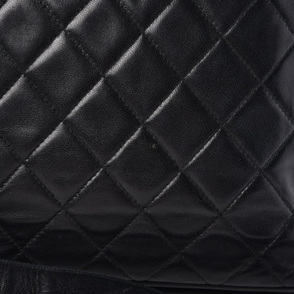 Chanel Lambskin Quilted Tassel Flap Camera Case Black 12 of 13