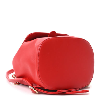 Chanel Lambskin CC Mania Backpack Red 3 of 9