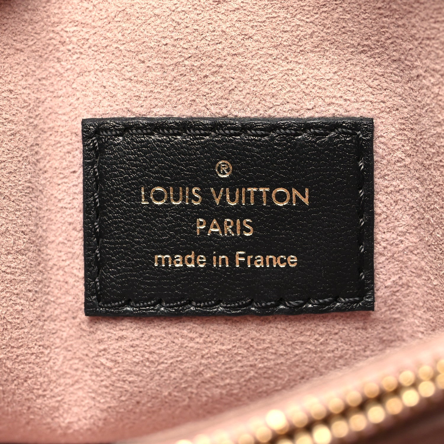 Louis Vuitton Lambskin Embossed Monogram Coussin PM Black 8 of 11