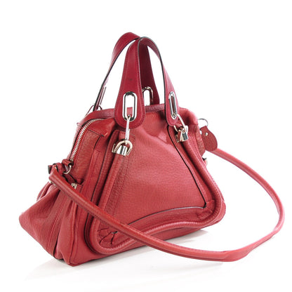 Chloe Calfskin Medium Paraty Red 5 of 11