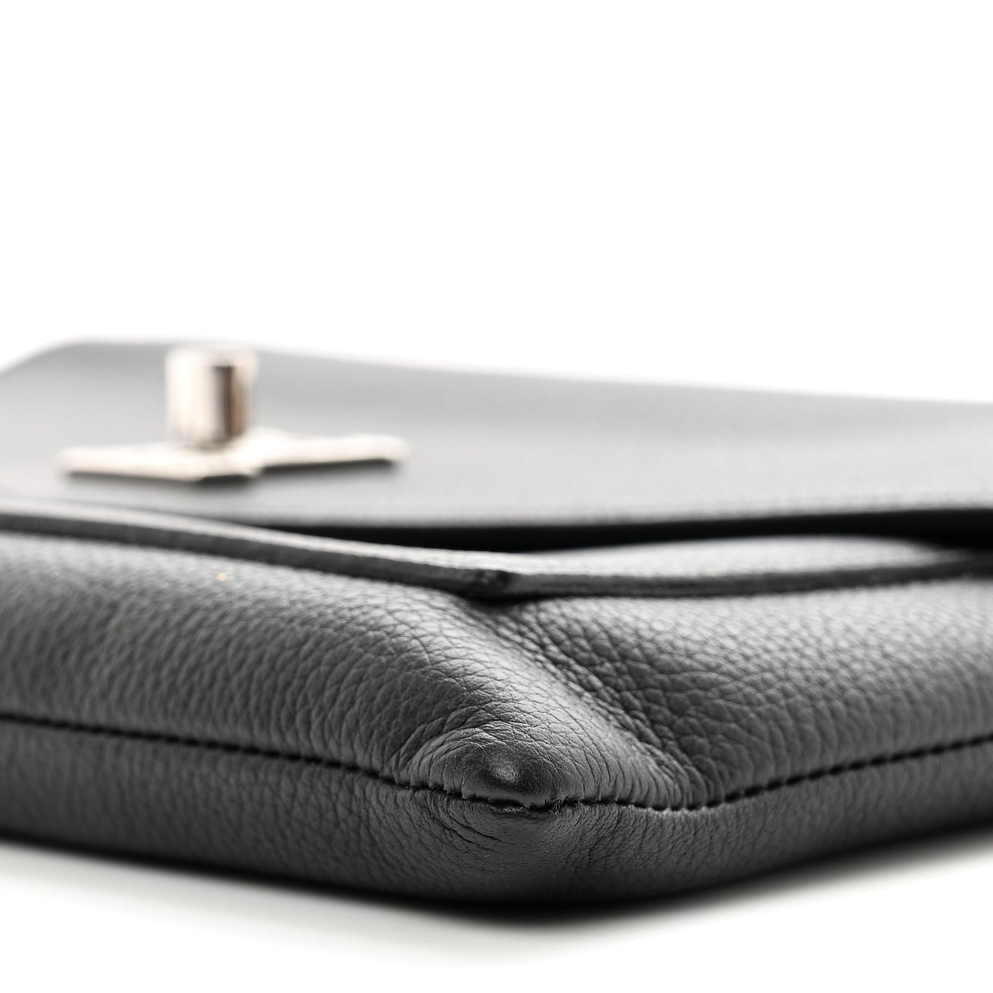 Soft Calfskin My Lockme Pochette Black