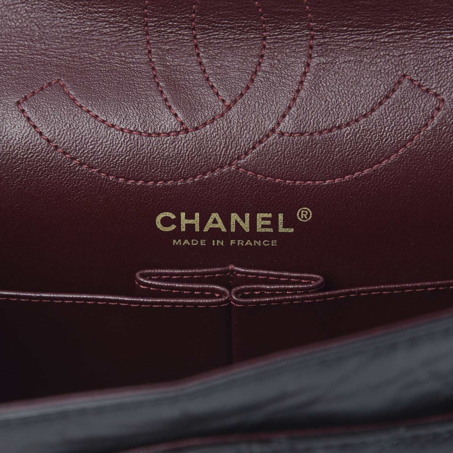 Aged Calfskin Quilted 2.55 Reissue 226 Flap Black