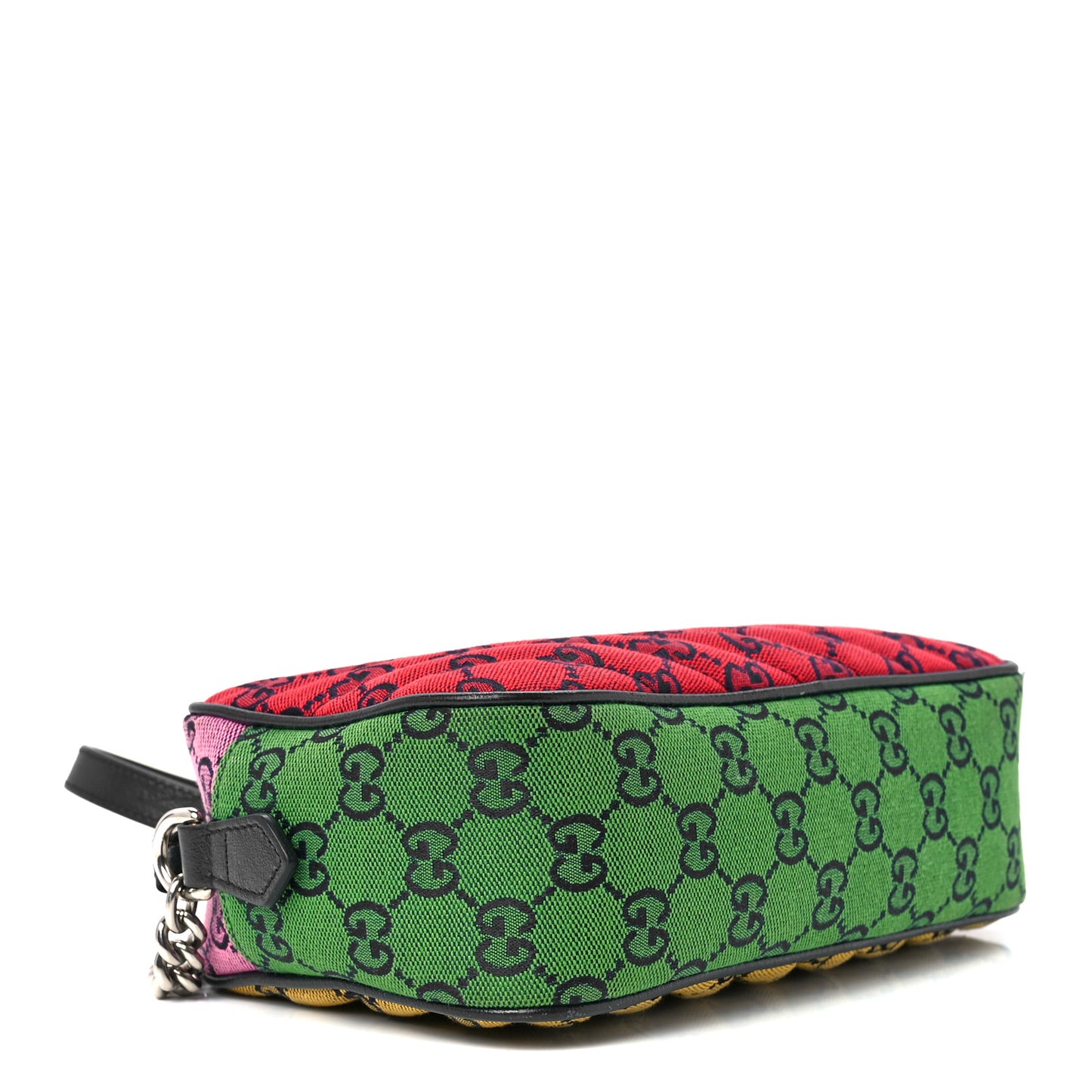 Monogram Multicolor Matelasse Diagonal Small GG Marmont Chain Shoulder Bag Red Blue Yellow Green Pink