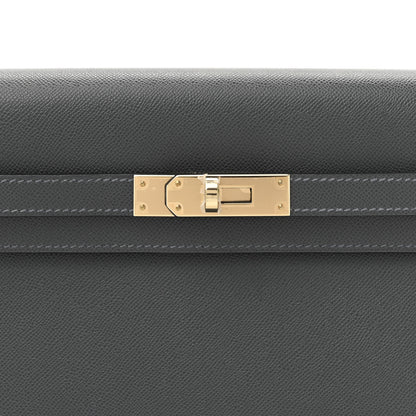 Hermes Madame Calfskin Kelly Elan Gris Meyer 8 of 11