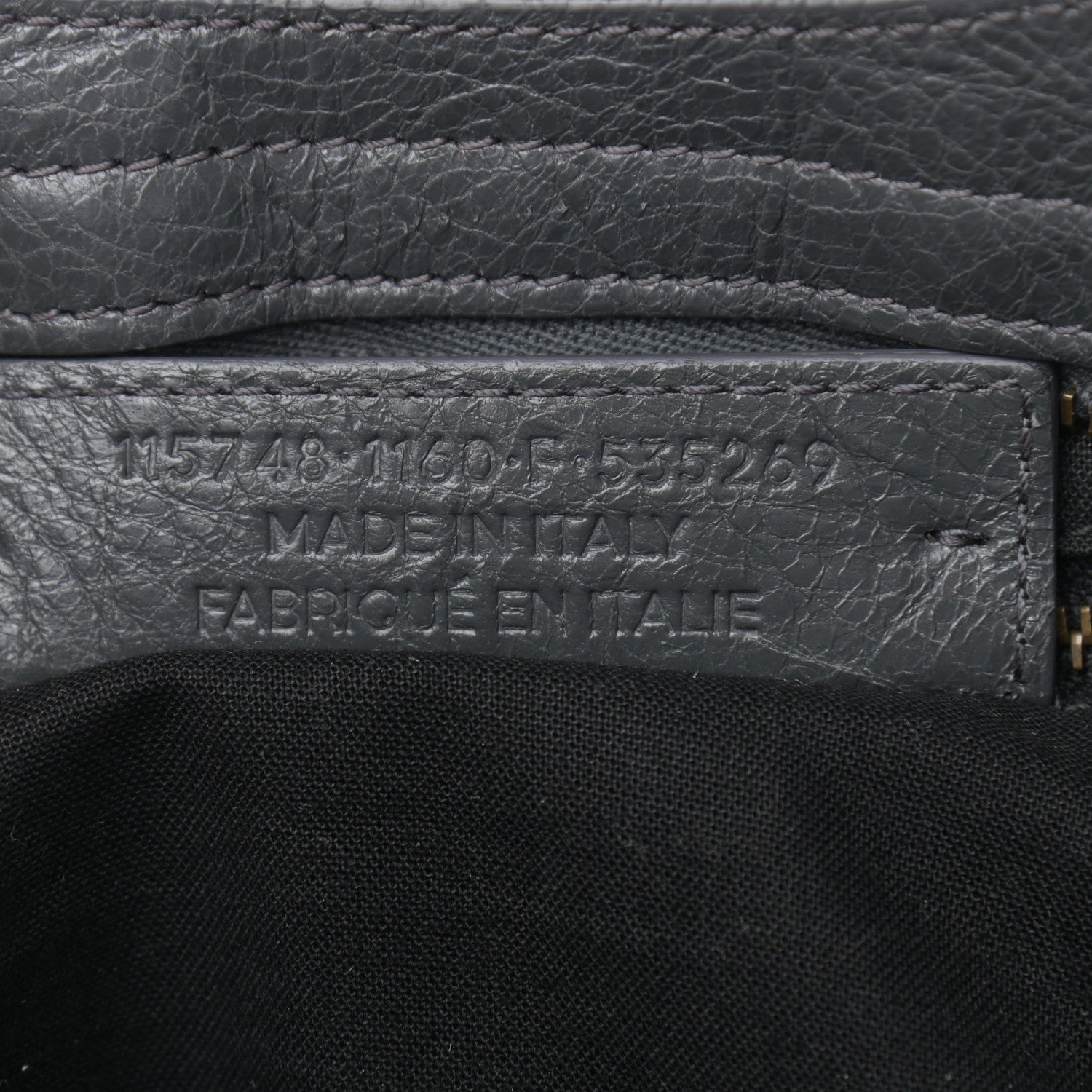 Balenciaga Agneau Classic Hardware City Gris Fossile 7 of 11
