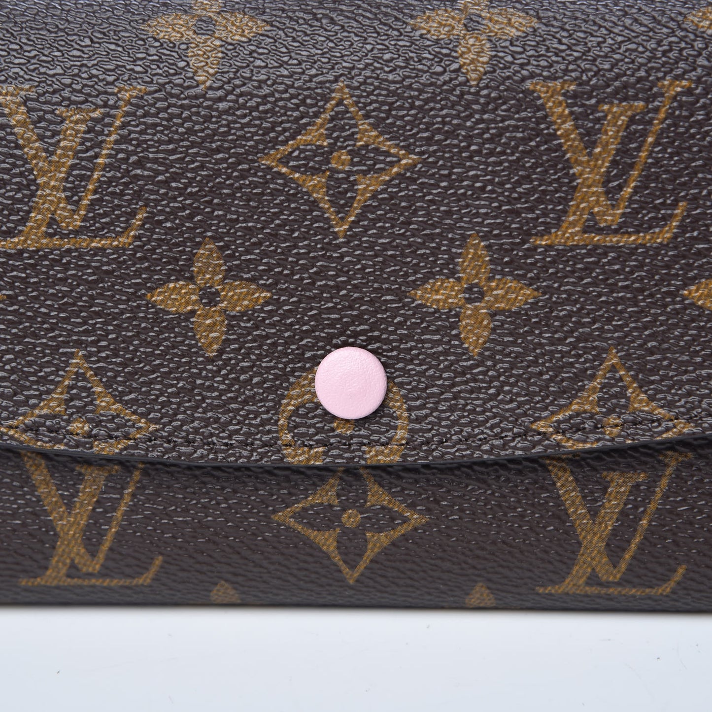 Monogram Emilie Wallet Rose Ballerine