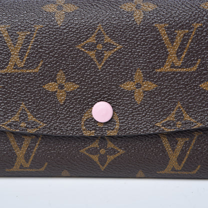 Louis Vuitton Monogram Emilie Wallet Rose Ballerine 8 of 8