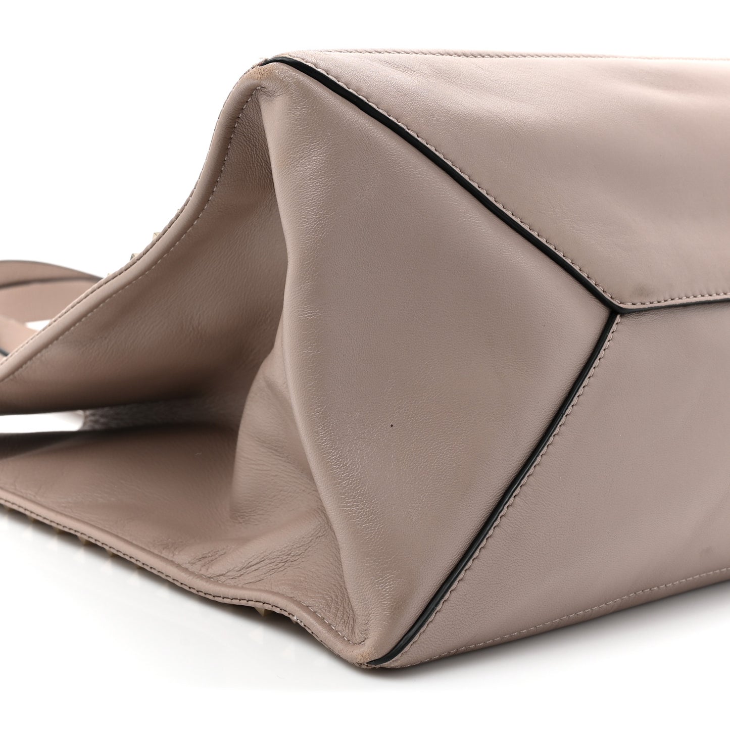 Nappa Medium Rockstud Soft Tote Soft Noisette