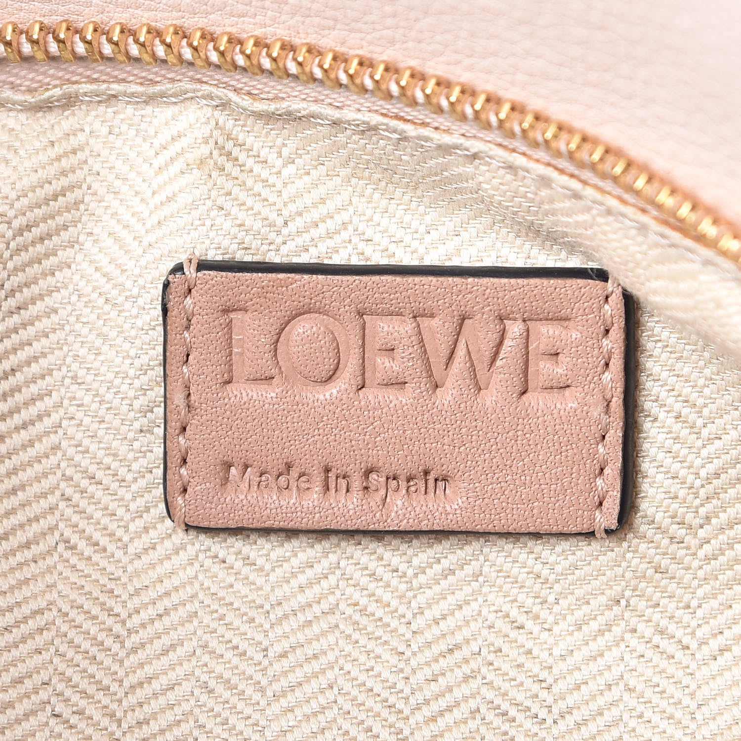 Loewe Calfskin Suede Small Puzzle Bag Blush 6 of 15